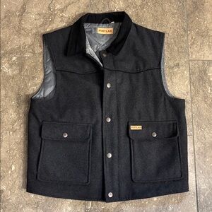 Pintlar wool vest, charcoal, XL